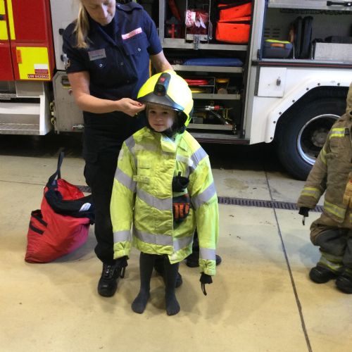 Year 2 visit to the Fire station
